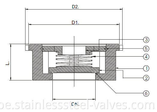 SINGLE DISC WAFER CHECK VALVE